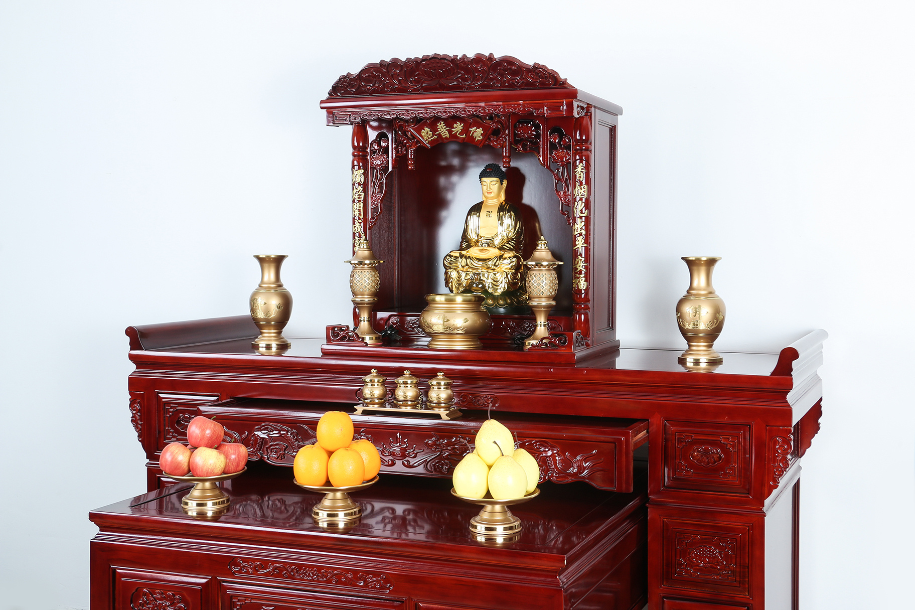 佛教用品 家用供桌 财神桌 佛桌拍摄 梵泽福佛具用品