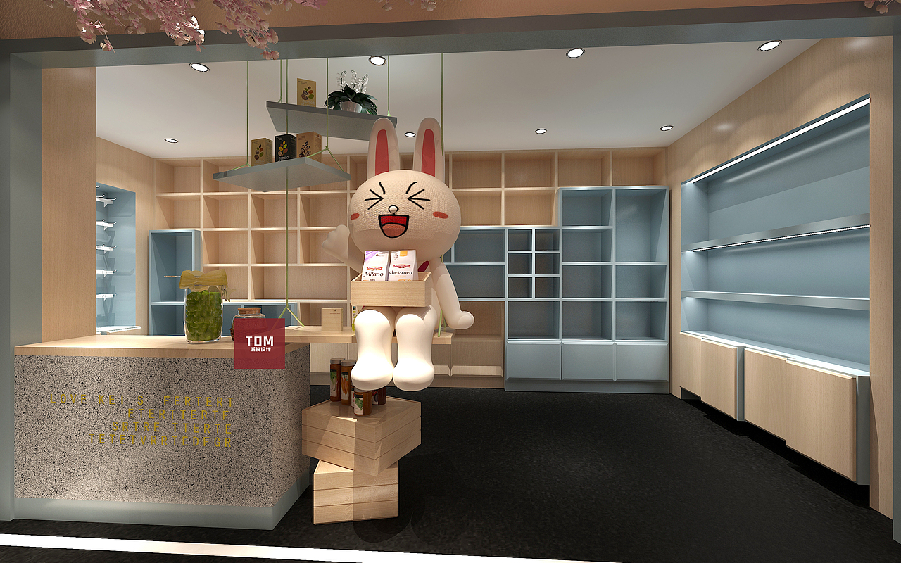 网红直播间公共区域