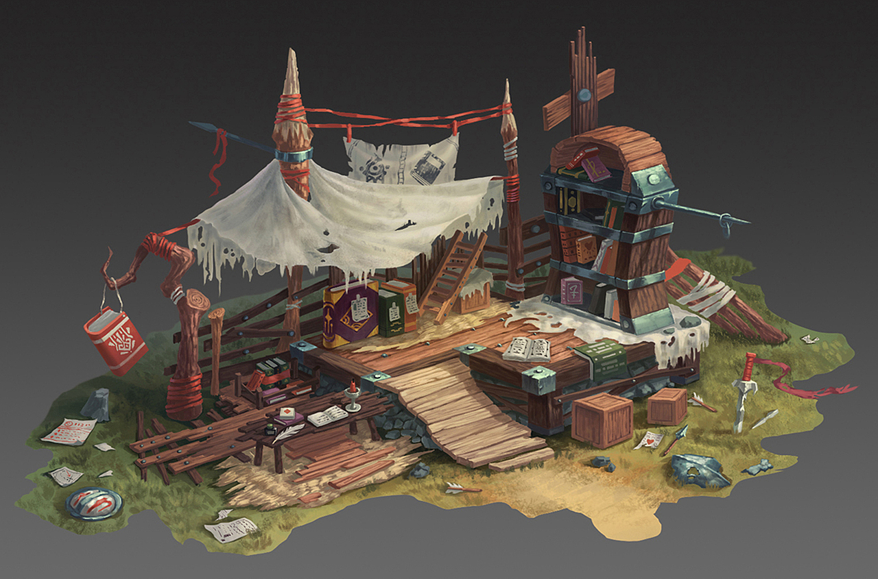 场景物件类原画(4张)