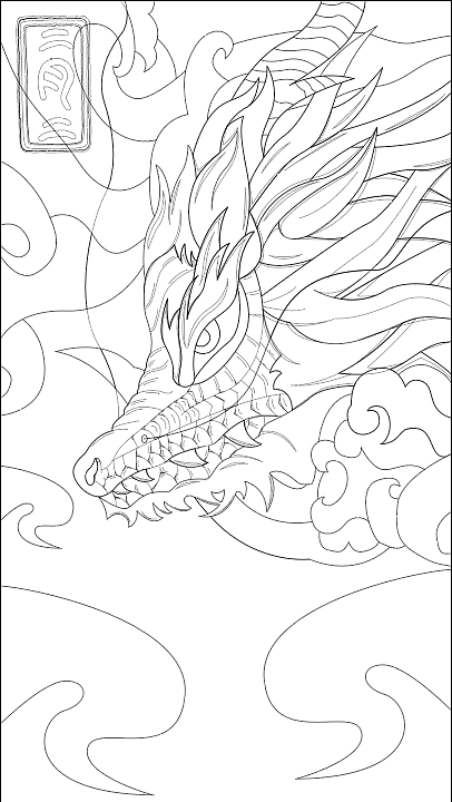 #二月二龙抬头#手机闪屏插画