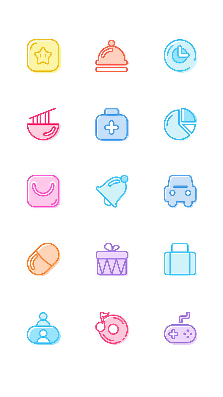 最近练习的一些icon