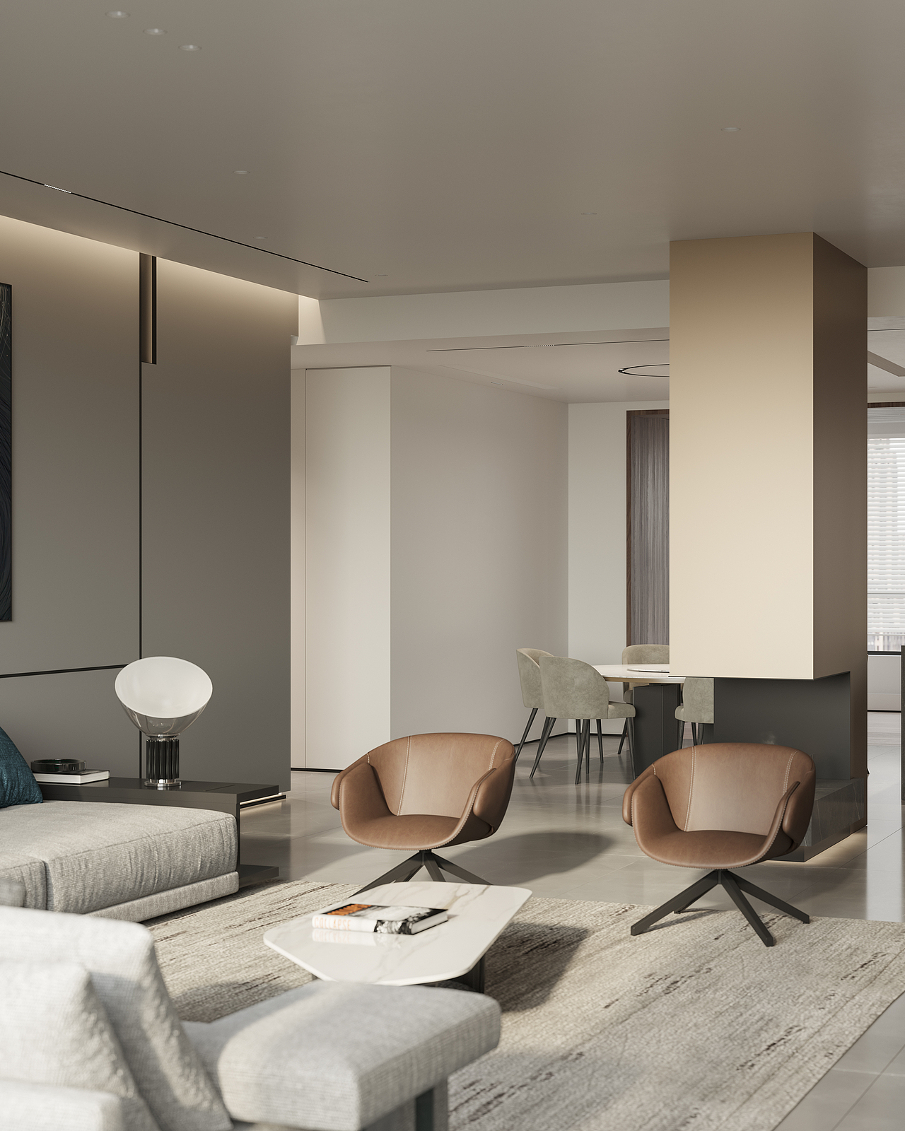 陌上设计|336㎡溪树庭院大平层