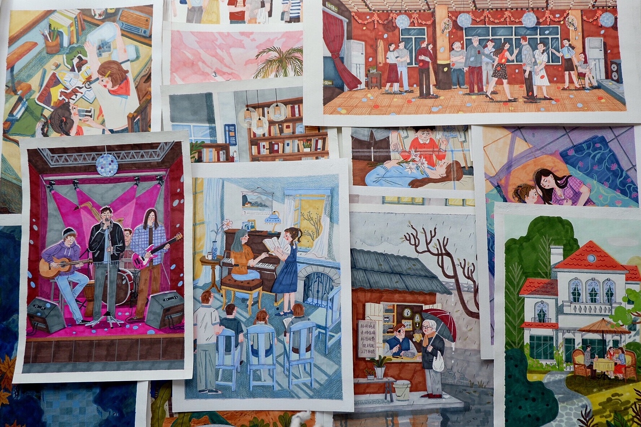 小说系列插图（图ZMTU5NDM5NDQw） - 商业插画 - 站酷设计师棱小宇原创素材 - 站酷ZCOOL