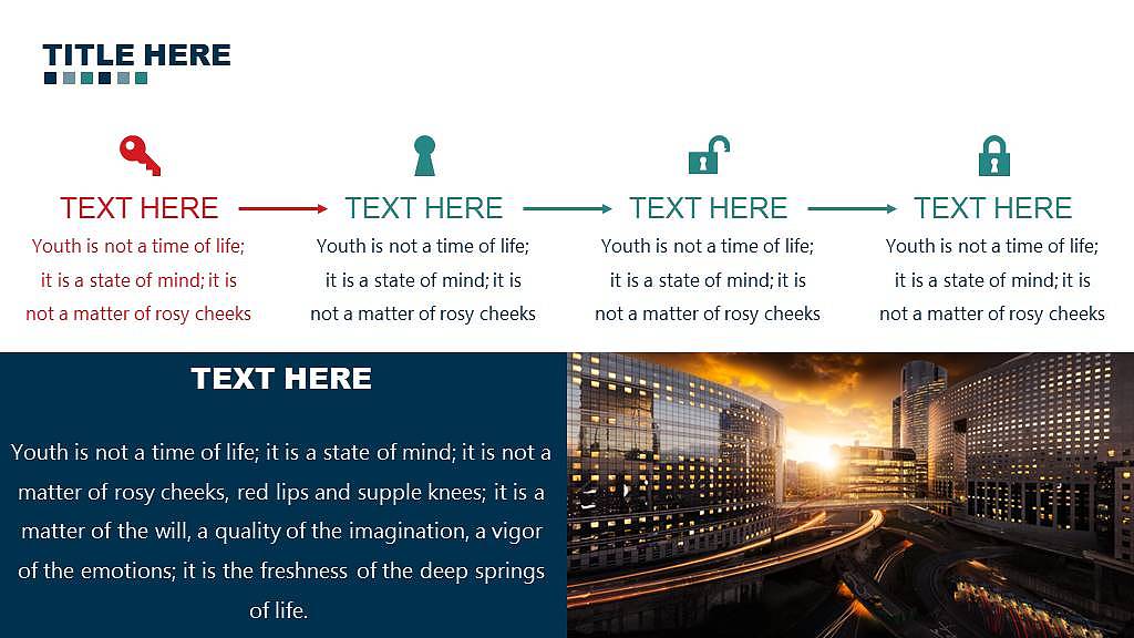 【深蓝青年】质感大气年终图文排版总结提报模板