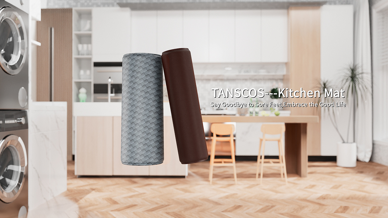 防滑厨房垫 三维动画设计