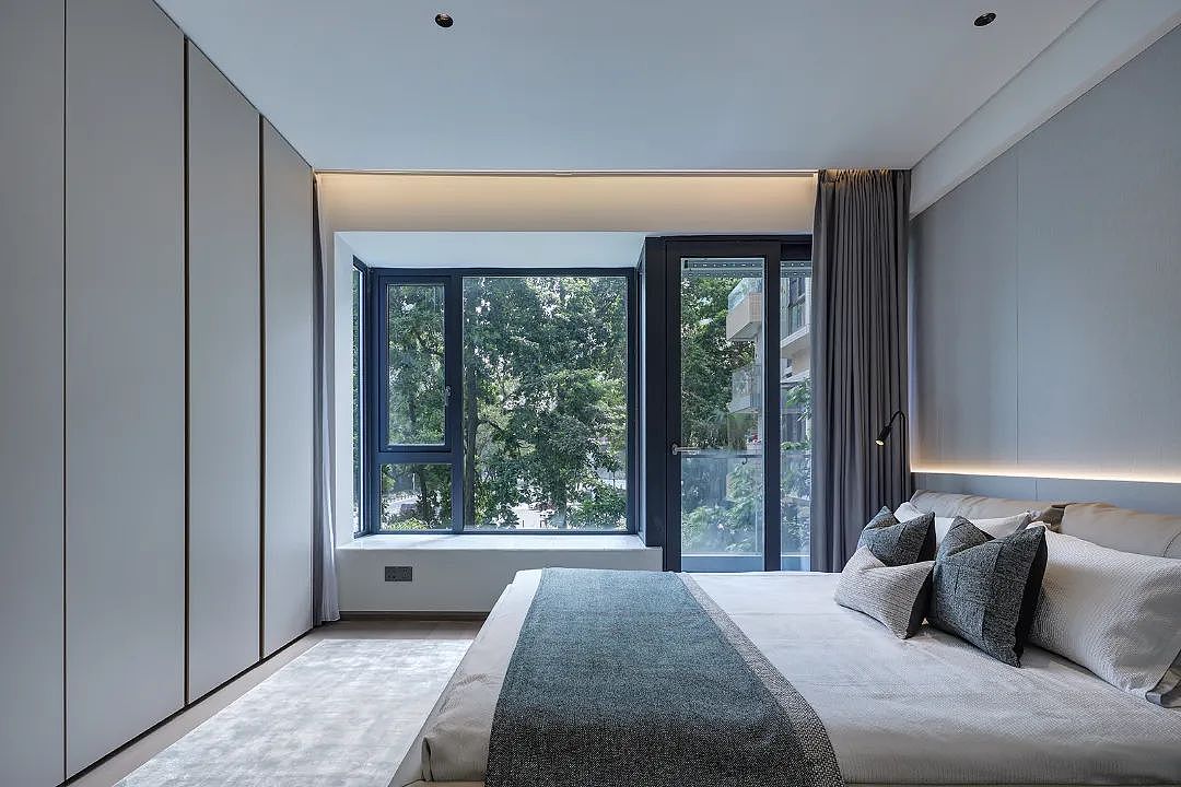 室内设计|延续极简理念,142㎡尺度克制的空间