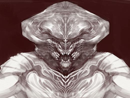 Sketching/Creature concept.June