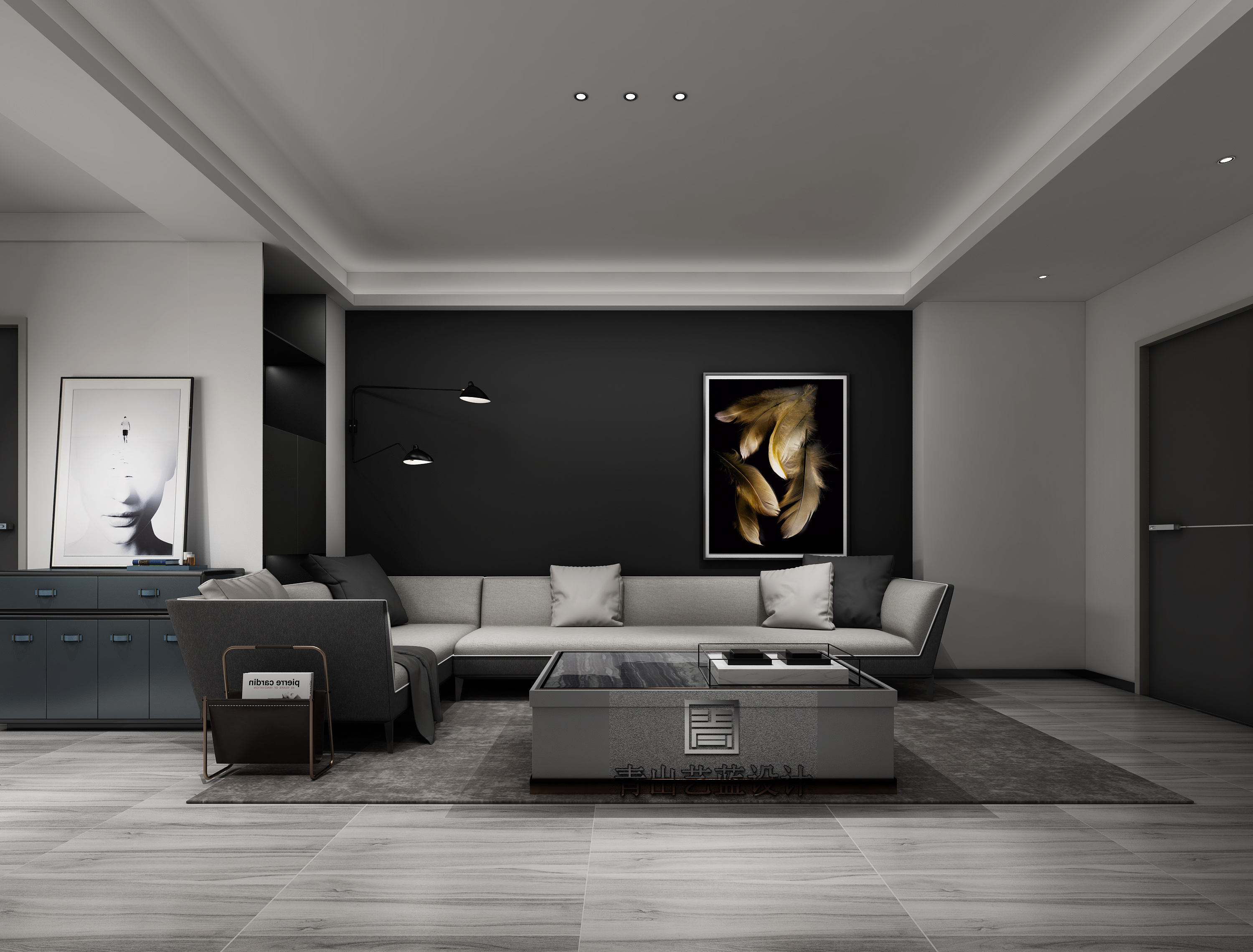 极简黑白|空间|室内设计|非世界 - 原创作品 - 站酷 (zcool)