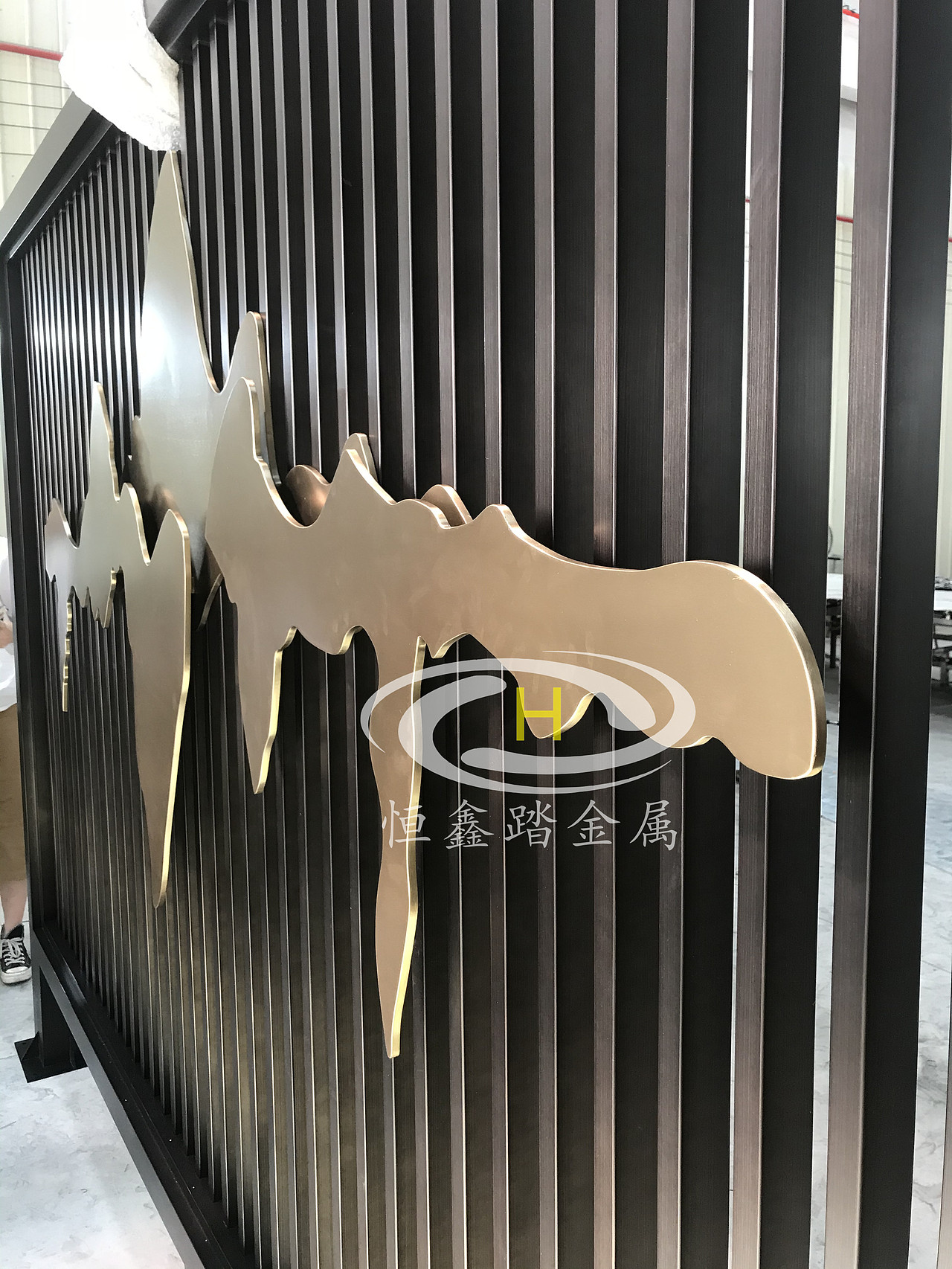 园林户外山形不锈钢景墙 不锈钢艺术景墙