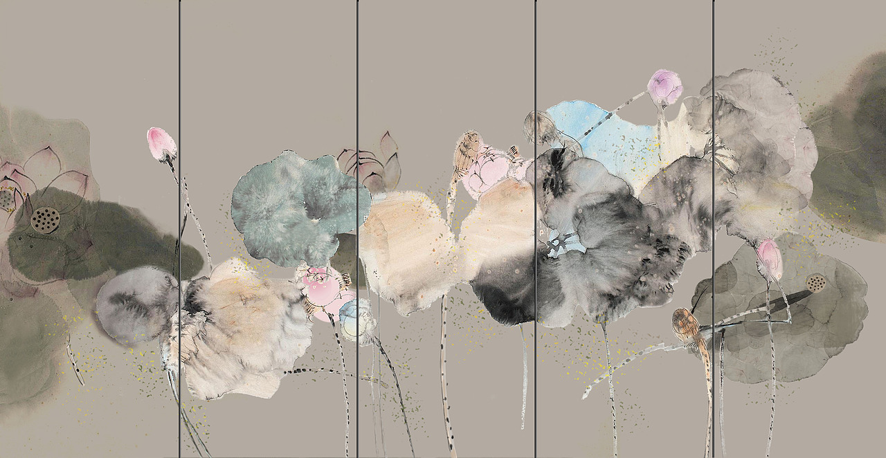 酒店软装大堂画（图ZNjU5NzEyNDA=） - 家装设计 - 站酷设计师周春羽原创素材 - 站酷ZCOOL