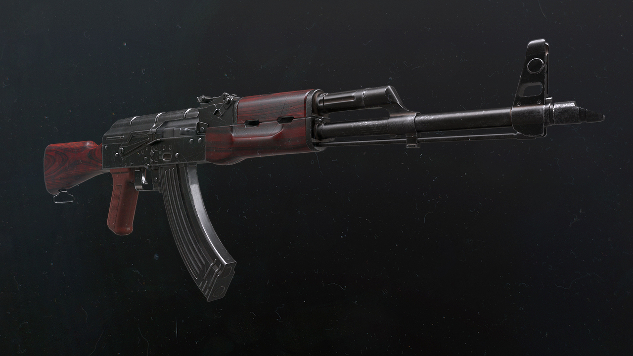 akm突击步枪模型