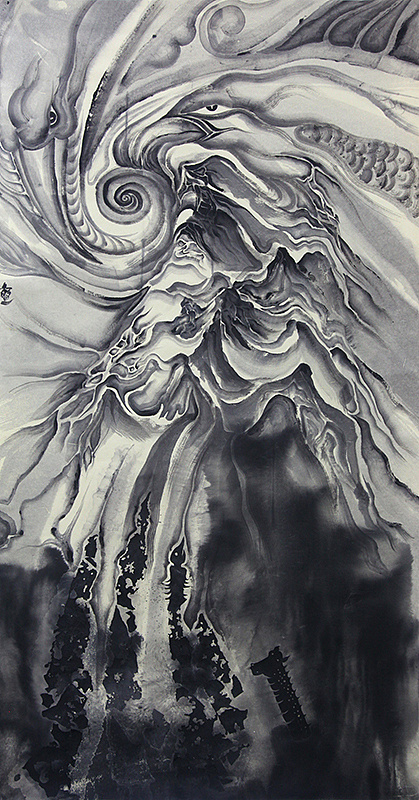 朱敬一水墨万物系列