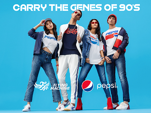 百事可乐，服装大片