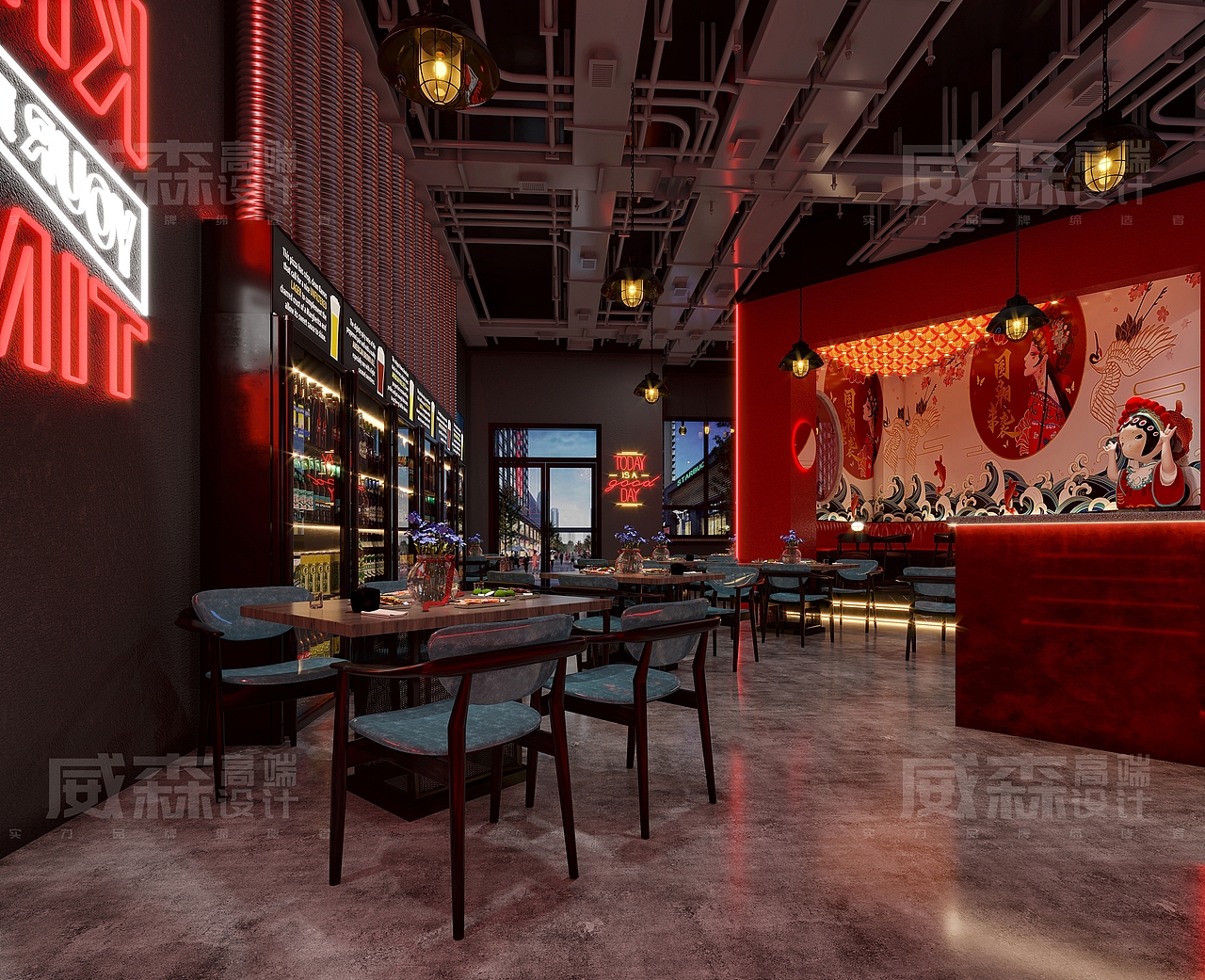 工装|国潮风 & 音乐餐吧