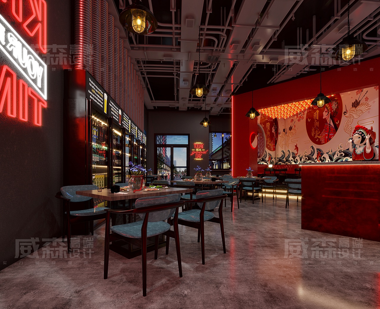 工装|国潮风 & 音乐餐吧