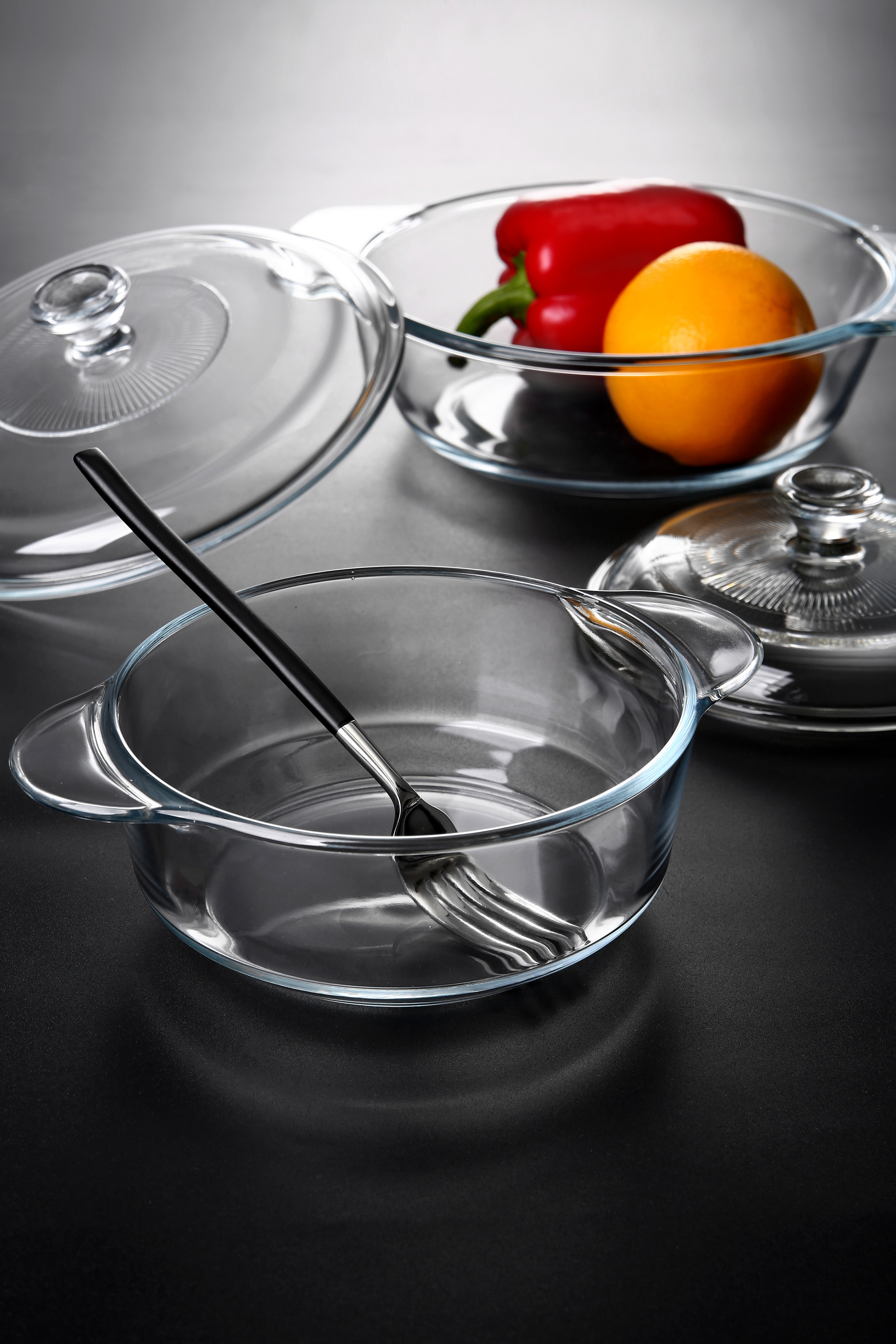 玻璃餐具 餐盘 美食拍摄