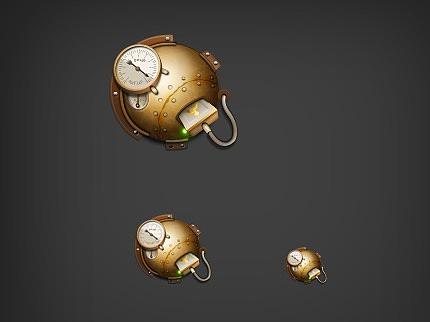 几个深色质感小标