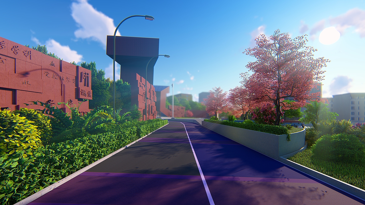 成都理工大学工程技术学院校门改造