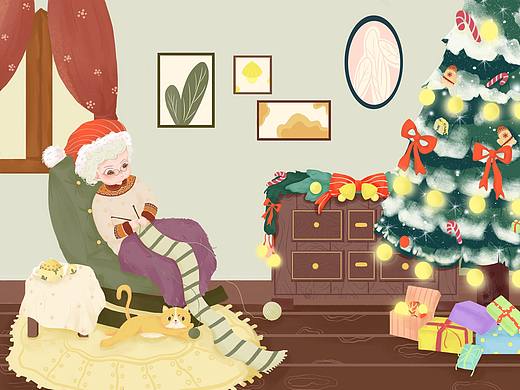 圣诞节插画