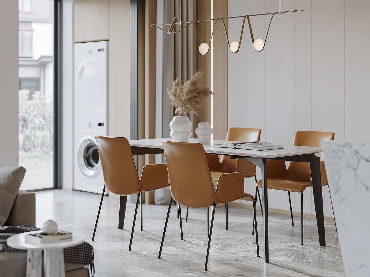 现代轻奢风格效果图