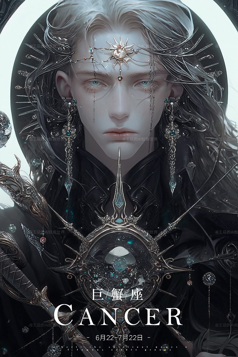 十二星座⭐男生版 合集（图ZMzMwNzc2NjMy） - 游戏原画 - 站酷设计师王总的ai绘画世界原创素材 - 站酷ZCOOL