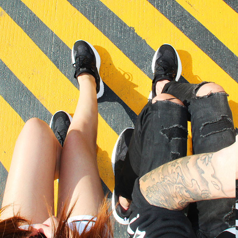 一组鞋子产品的拍摄。