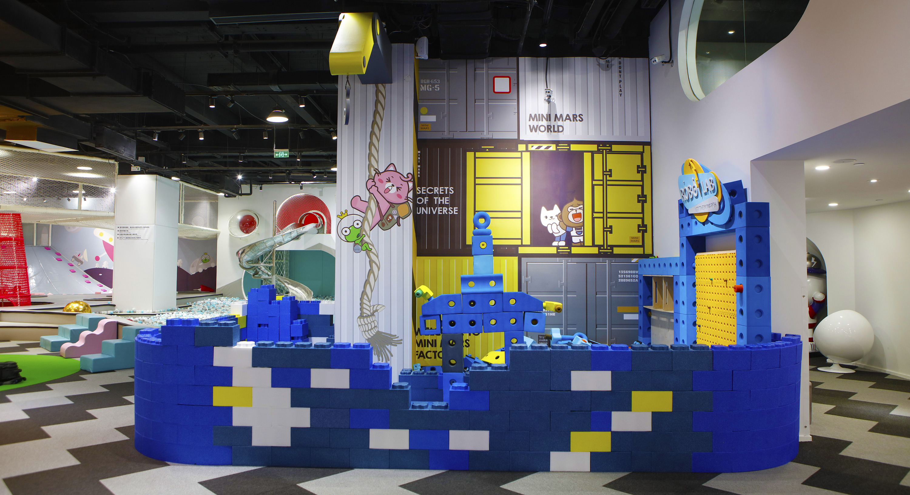 mini mars kids club亲子会所主题餐厅设计
