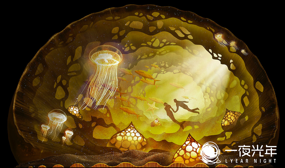 浮光贝影 醉美珠海丨珠海大剧院 日月贝楼体光影秀（图ZMTg1MTM1NTI0） - 建筑/空间 - 站酷设计师一夜光年原创素材 - 站酷ZCOOL