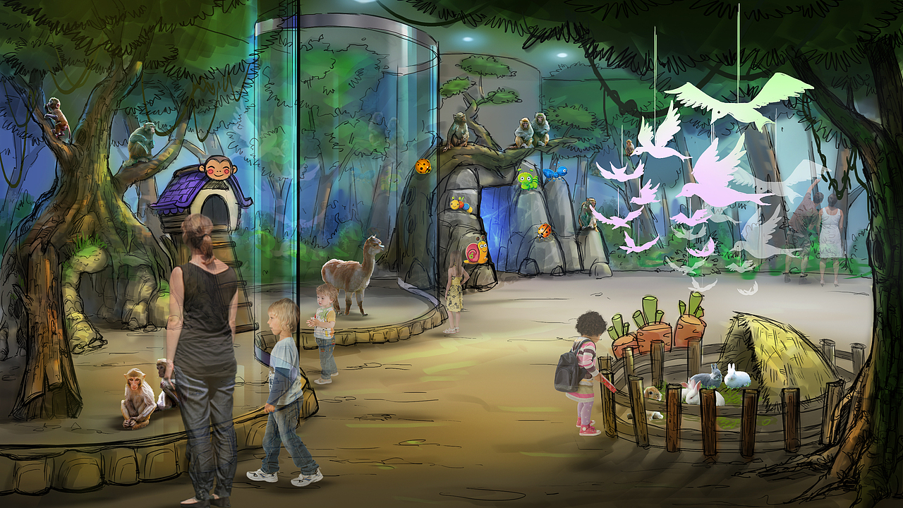 主题乐园场景（图ZMjEyMDI5NTIw） - 概念设定 - 站酷设计师三角白原创素材 - 站酷ZCOOL