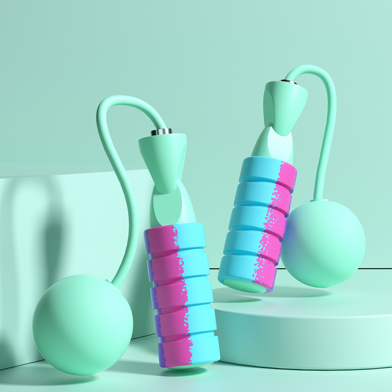 361°跳绳电商产品建模渲染-黑马视觉