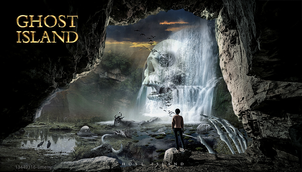 幽灵岛（图ZMTkyNDMwNTI4） - 海报 - 站酷设计师止语2021原创素材 - 站酷ZCOOL