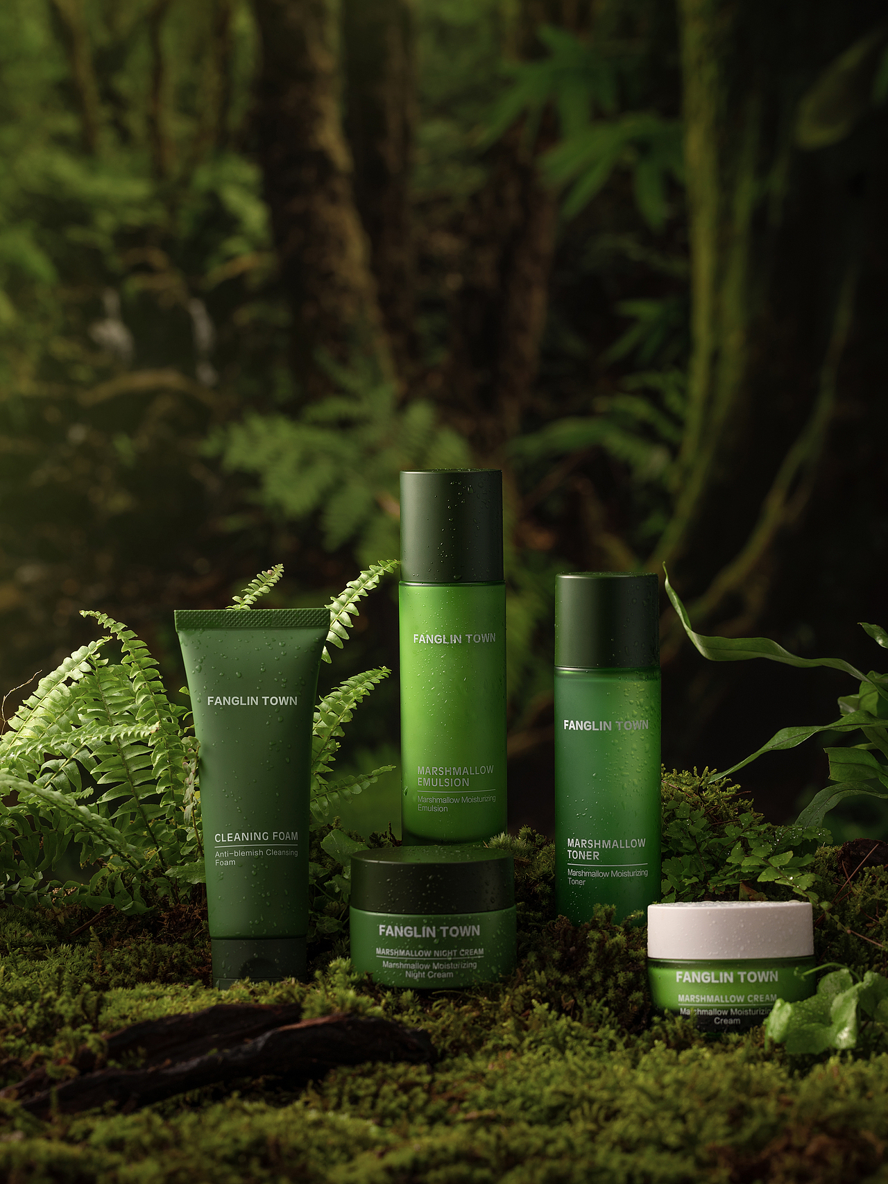 FANGLIN TOWN护肤品 / 后期（图ZMjgyMzAyOTY0） - 产品摄影 - 站酷设计师小XIAOMIN原创素材 - 站酷ZCOOL