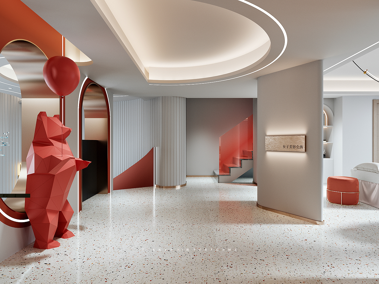 美容院（图ZMzQzNDU0NDMy） - 酒店餐饮设计 - 站酷设计师天烨设计原创素材 - 站酷ZCOOL
