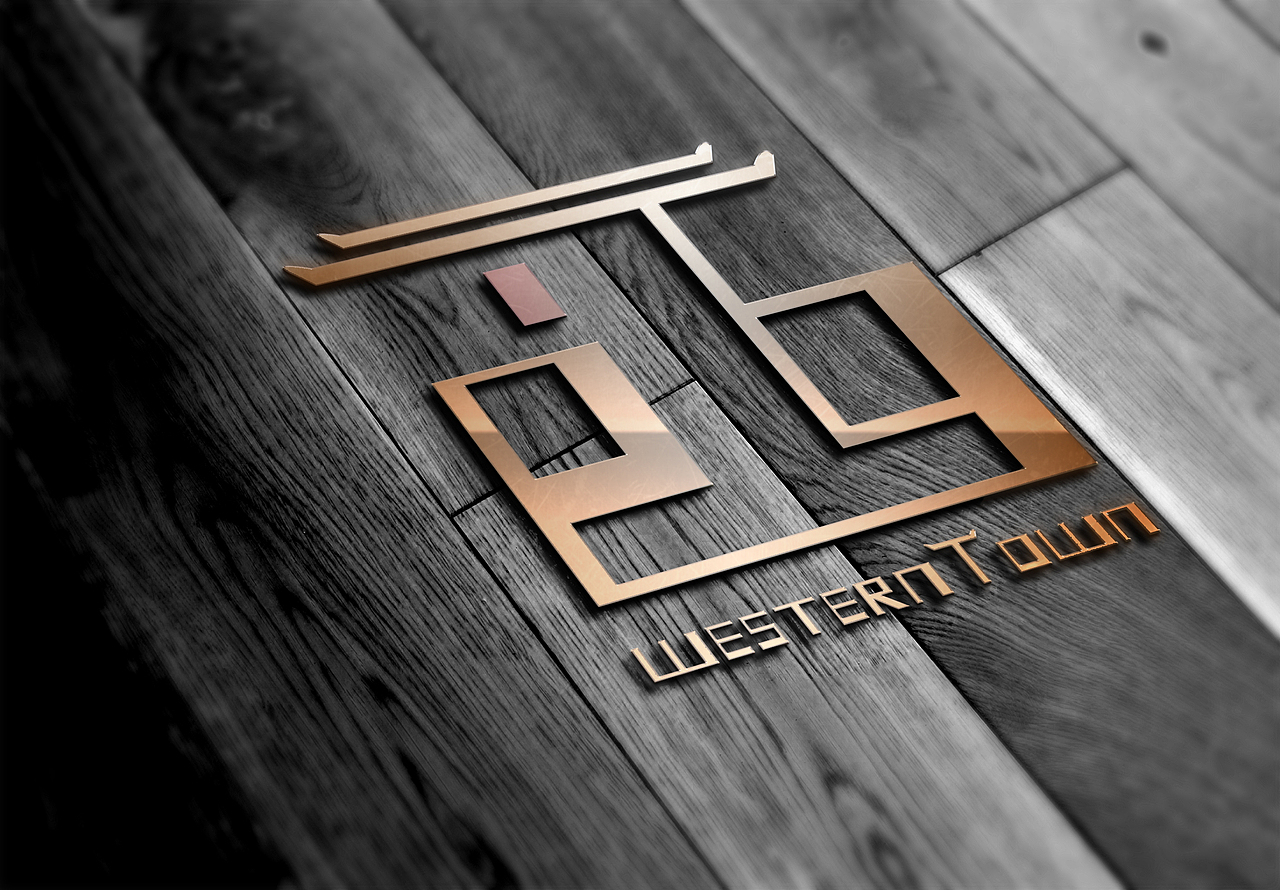 西部小镇商贸logo设计