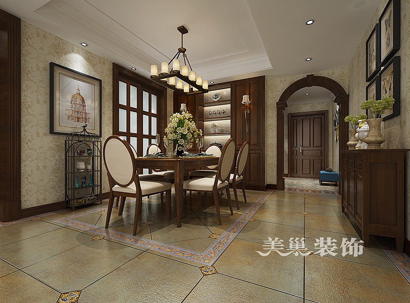 美巢装饰餐厅收纳设计