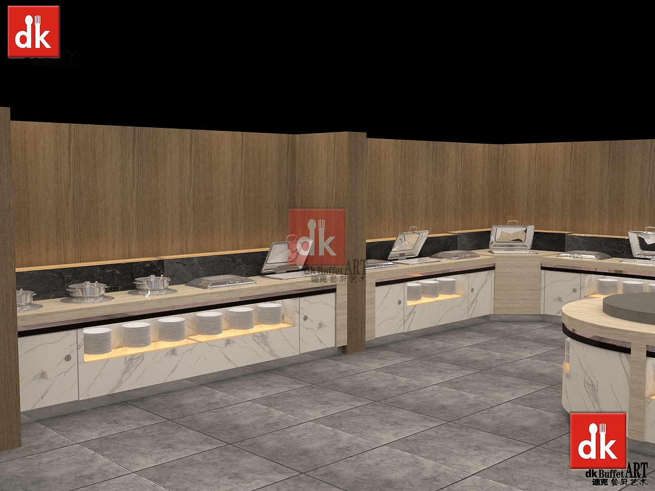 自助餐厅自助餐厅装修案例自助餐厅策划自助餐厅装修（图ZMjA3MDA1NzY0） - 家装设计 - 站酷设计师自助餐台厂家原创素材 - 站酷ZCOOL