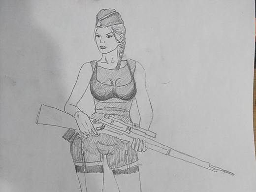 女战士