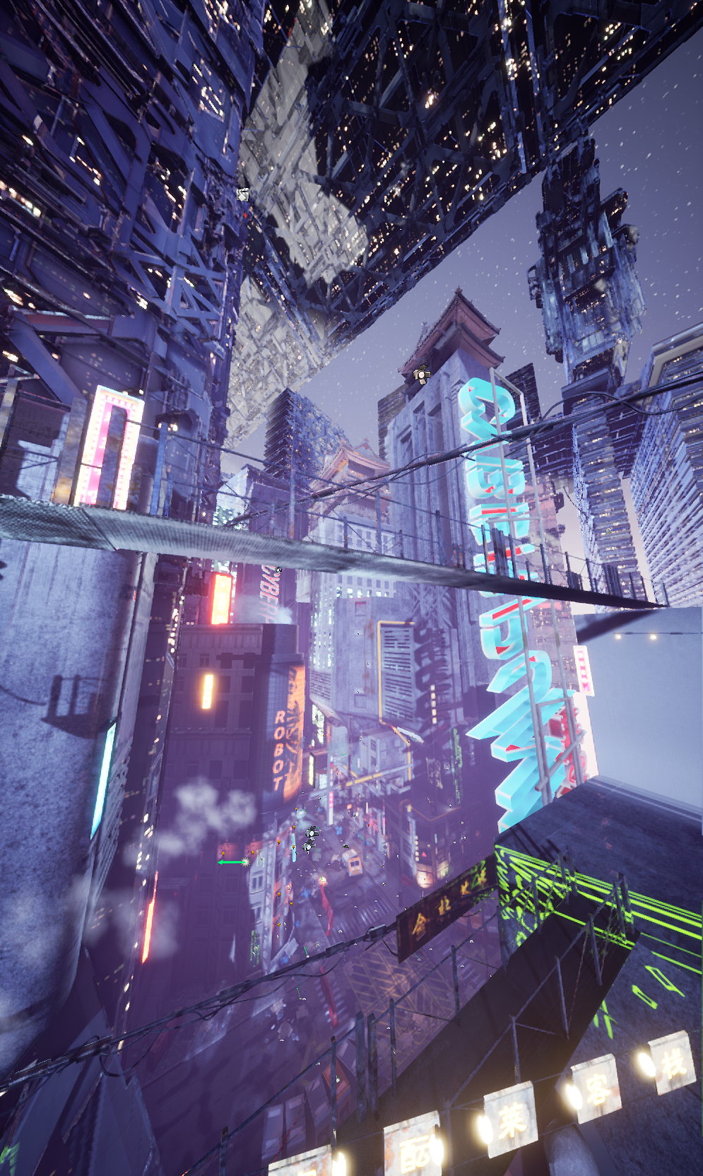 时空中的绘旅人艾因龙城觉醒-同人图 赛博国风