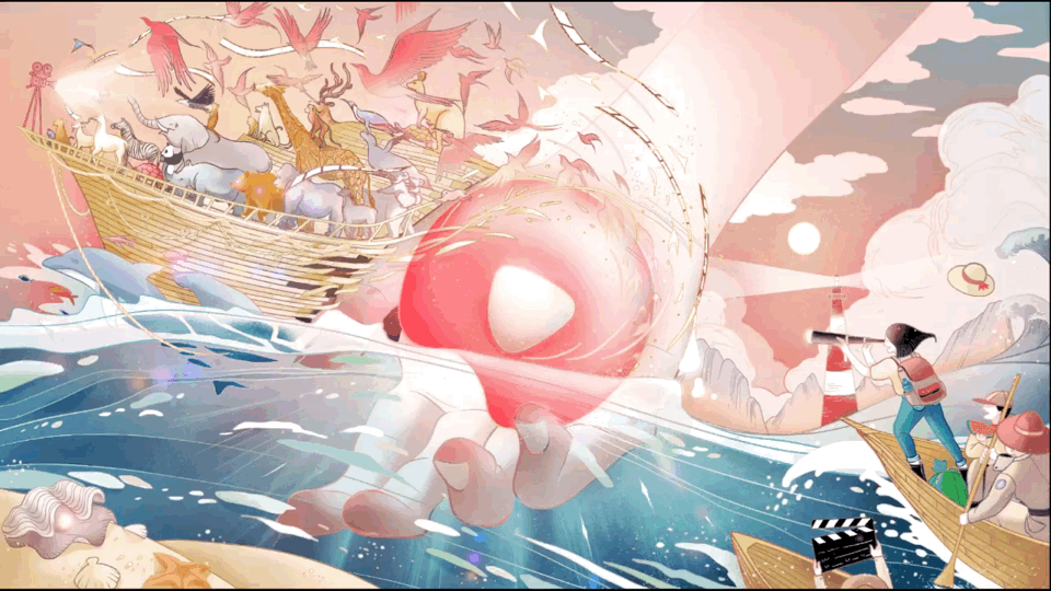 #西瓜视频# 珍珠，精彩鲜活皆因你（图ZMTMxMTUyMDk2） - 商业插画 - 站酷设计师方块阿兽原创素材 - 站酷ZCOOL