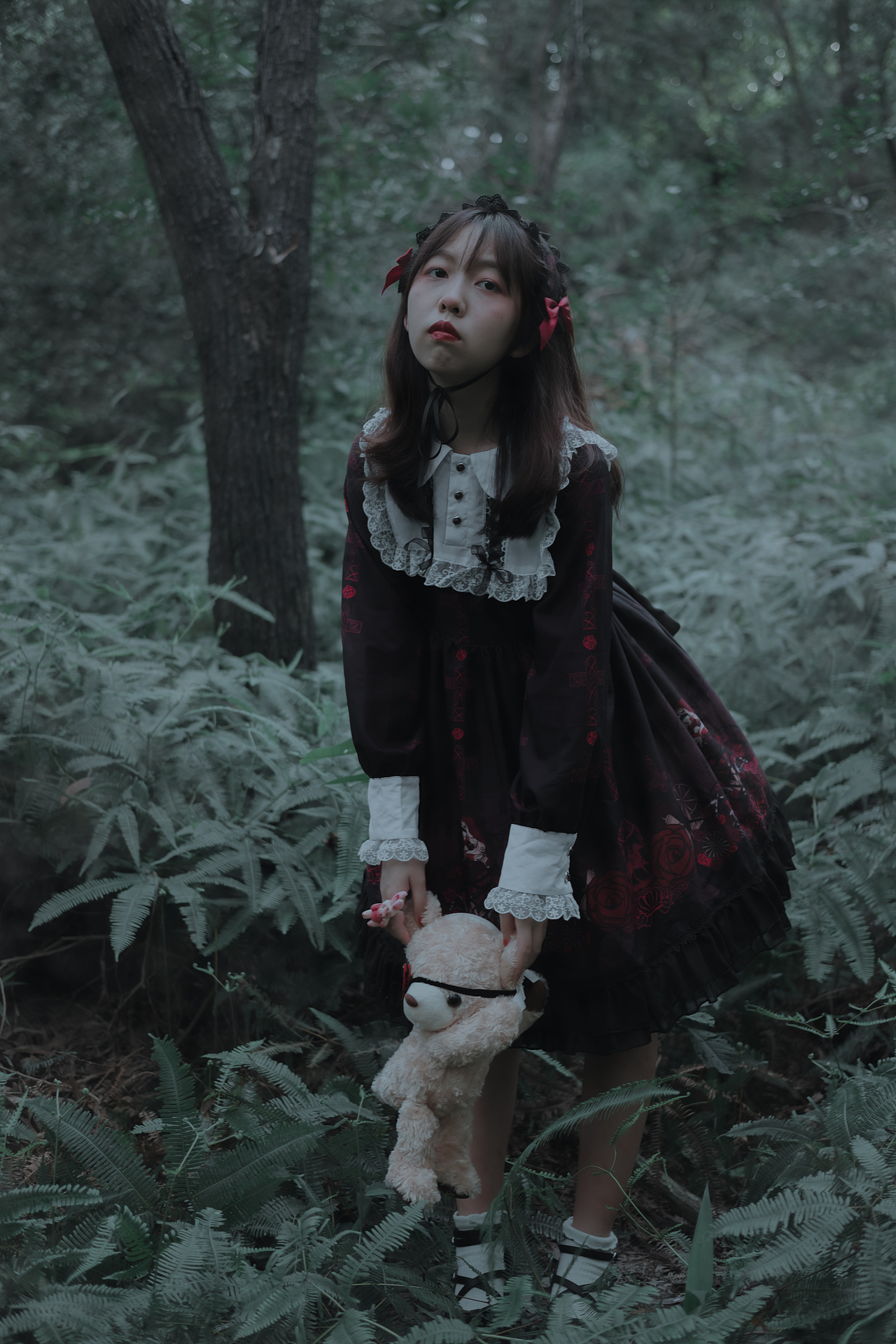 暗黑lolita/人像写真/迷雾森林
