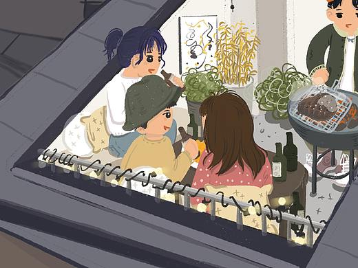 老友相聚
