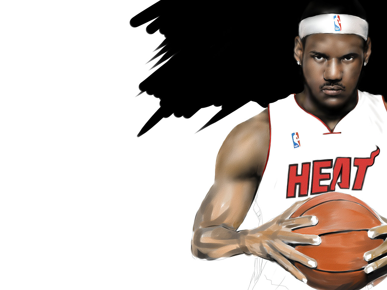 NBA球星勒布朗詹姆斯寫(xiě)實(shí)風(fēng)格手繪（圖ZMTkzODcxMzY=） - 創(chuàng)作習(xí)作 - 站酷設(shè)計(jì)師德古拉斯杰原創(chuàng)素材 - 站酷ZCOOL