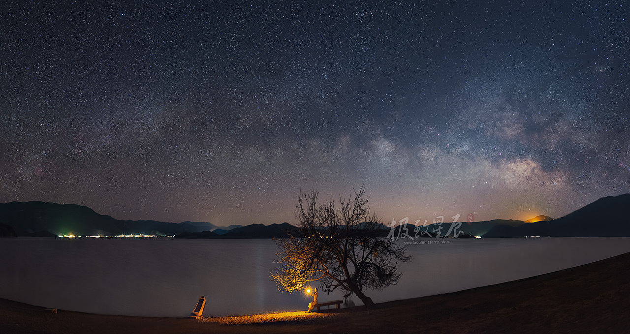 极致星辰 | 北纬28°,冬季星空中的粉色诱惑(图ZNzA5NTU4MTY=) - 风光摄影 - 站酷设计师阿五在路上原创素材 - 站酷ZCOOL
