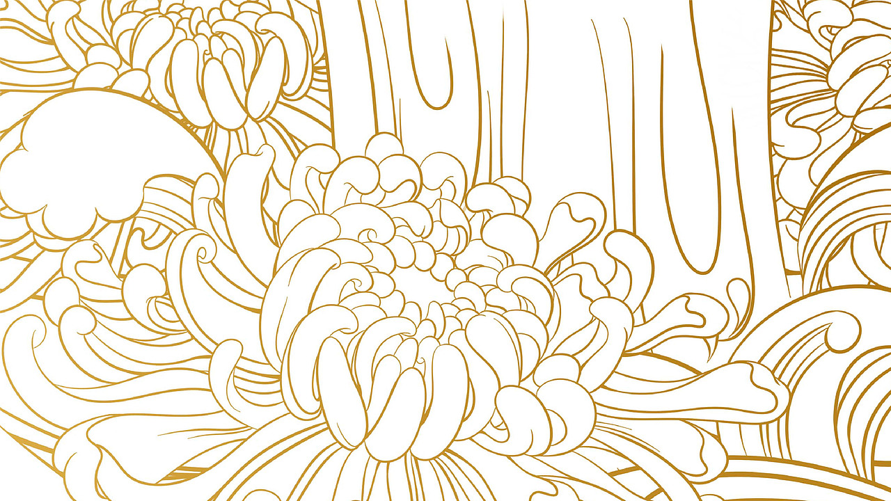 菊花茶包装插画（图ZMTYxMTQ2MDU2） - 商业插画 - 站酷设计师鹤闻画话原创素材 - 站酷ZCOOL