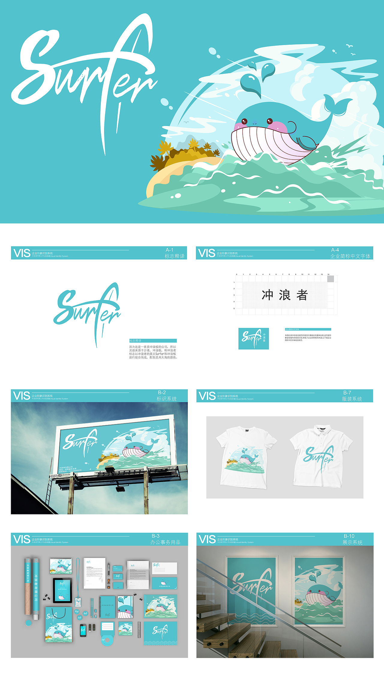 冲浪板VI设计（图ZMTMzNjg4MDg0） - 品牌 - 站酷设计师猪瑶原创素材 - 站酷ZCOOL