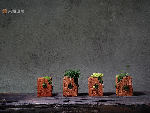 闽南红砖文化创意设计——红砖花器红袖青衣系列