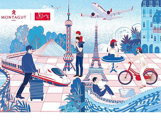 MONTAGUT & 吴和平LUO联名插画