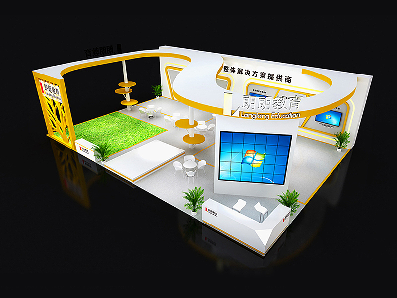 郎朗教育展会效果图设计 3D效果图设计（图ZMjA5MjE0MjA0） - 其他三维 - 站酷设计师艺汇设计原创素材 - 站酷ZCOOL