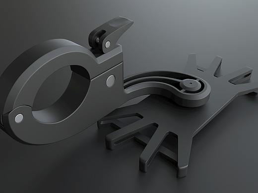 自行车支架建模练习