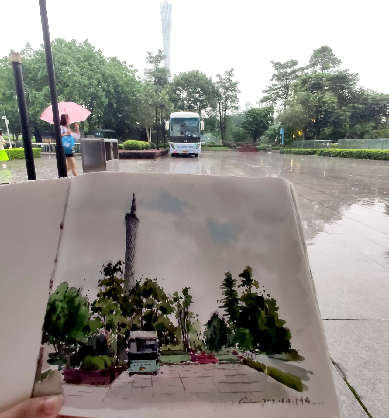 绘本11 那些边走边画的时刻(图ZMTY2Mzc1NTI0) - 绘画 - 站酷设计师画画的陈一丘原创素材 - 站酷ZCOOL
